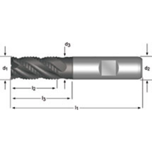 Roughing End Mill 30.00 mm DIN 844K