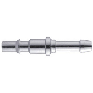 RACCORD MALE TUYAU D13 ZINC BLANC