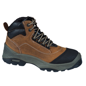 CHAUSSURE HAUTE SOLANO S3 CI P42 BRUN CUIR PULL UP SEM.PU2D