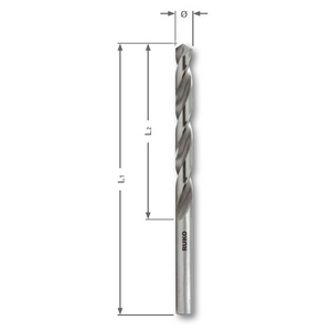 FORET METAUX TYPE N QC 3,5 214 HSS-G DIN338