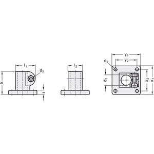 GN.48071-BASE PER MORSETTI DI COLLEGAMENTO ALLUMINIO GN 162-B15-2-BL