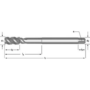Machine tap M14x2.00 mm ISO 2283