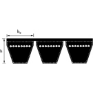 KB-3-SPC-6700 Kraftband mit Schmalkeilriemen Optibelt