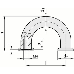 ELESA+GANTER VINGERGREEP GN 224.1-10-40-CR