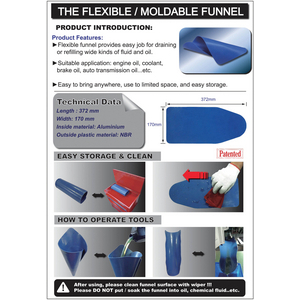 ENTONNOIR FLEXIBLE MEMOIRE FORME