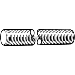 RVS A2 DRAADSTANG LINKS 1 MTR D976-1A M24