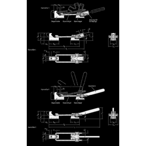 GN854-1500-1-T2S Verschluss-Spanner mit Bohrung