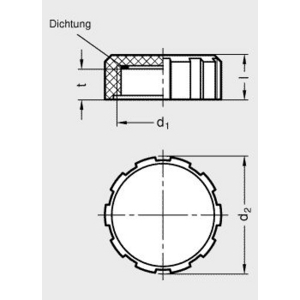 GN548.2-G1 Einfülldeckel Elesa