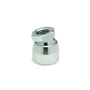 GN.11987-DADO ESAGONALE DI LIVELLAMENTO SNODO E FORO FILETTATO ACCIAIO SPINTORI GN 346-24-M12