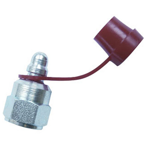 EMBOUT CUVETTE 10X100 LUB POUR POMPE A POUSSER+CAPUCHON