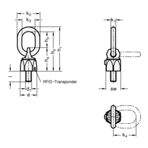 GN5860-M8-13 Anschlagwirbel