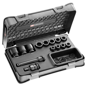 COFFRET DOUIL 1/2' 3/8-1'1/16 IMPACT 6P
