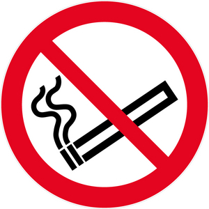 SAFETY SIGNS Model No smoking
