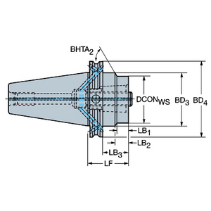 COROMANT ADAPTER BIG-PLUS CAT-V -CAPTO C5-A390.545-50 040A