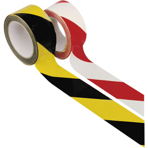 RUBAN ADHESIF 50MMX33M JAUNE/NOIR