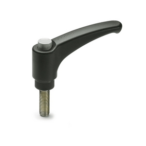 GN603.1-30-M6-25-DSG Verstellbarer Klemmhebel mit Edelstahl-Innenteil
