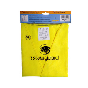GILET HI-VIZ FLUO JAUNE TXL DOUBLE BANDE CL.2.2