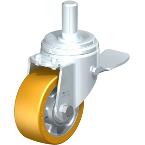 ROULETTE PIVOTANTE EN TOLE DACIER, VERSION FORTES CHARGES,