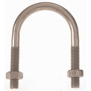 Etrier de fixation avec 2 écrous montés - Inox 304 ADG - réf. 071UIM-21 ...