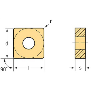 7091920-INSERTI TORNITURA FORMA NEGATIVA SNMG120408-FM5 WSM10S