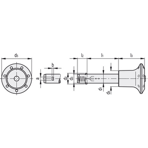 GN.38790-PERNO AUTOBLOCCANTE ACCIAIO GN 114.2-16-30