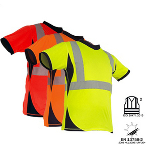 TEE SHIRT CANBERRA S HV JAUNE MAILLE CLIMTEX LIGHT