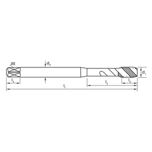 TARAUD M5X0,8 HELICO T684 6HX BLK MAGIC C PM-V3 HRDLBE