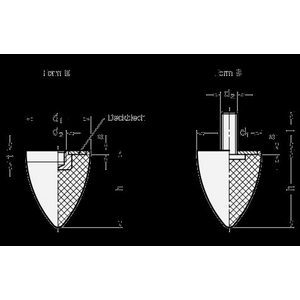 GN453-20-24-M6-S-55 Anschlagpuffer mit Edelstahl-Schraube