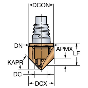 COROMANT COROMILL316 VHM KOP FREZEN 316-12CM210-12045G 1730