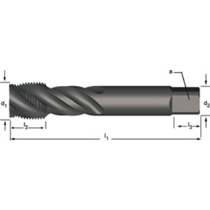 DORMER HSS X S1 MACHINETAP E043 G 3/8 BLUE