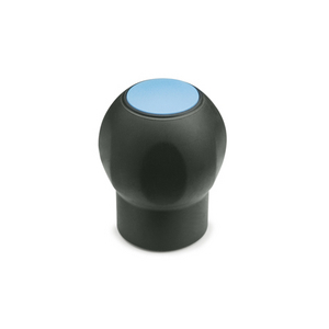 GN675.1-50-M12-DTR Elesa-Softline-Kugelgriff, Abdeckkappe Transparent