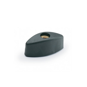 8558 - CHIAVETTA DI SERRAGGIO TECNOPOLIMERO BOCCOLA IN OTTONE FORO PASSANTE FILETTATO CT.476/56 FP-M10