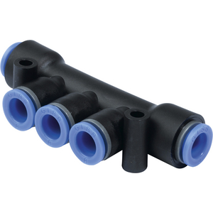 UNION TRIPLE Exterior tube diameter mm 10