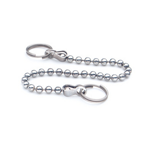 GN.11508-CATENELLA A SFERE OTTONE E ACCIAIO INOX GN 111-320-24