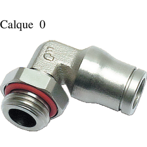 3699 - STUD ELBOW, BSP PARALLEL AND METRIC