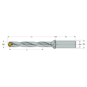 ISCAR CHAMDRILL BOORHOUDER DCN 150-120-20R-8D 3202738