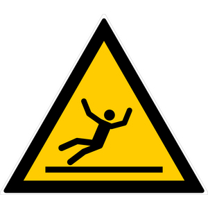 SAFETY SIGNS Model Slippery floor hazard