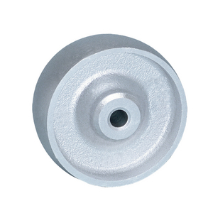 ROUE 250KG D.100 38MM FONTE MOYEU LISSE