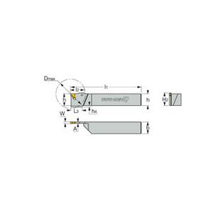 ISCAR TANG GRIP STEEKHOUDER TGTR 2525-3-IQ 2301766