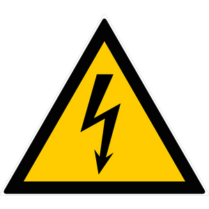 SAFETY SIGNS Model Electrical danger