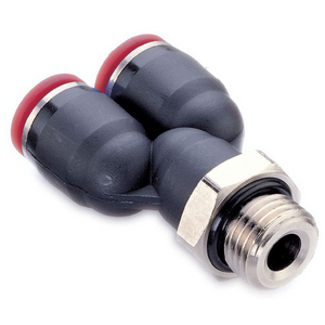 C02880618 Drehbare Y-Einschraubverschraubung, 6 - G1/8 Pneufit C