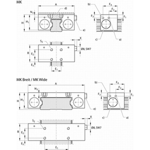 MK6501A Klemmelement pneumatisch