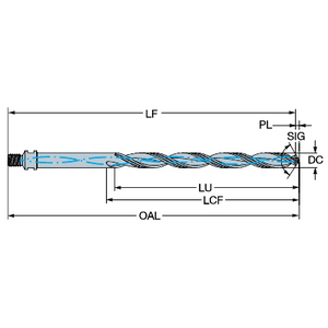 COROMANT CORODRILL 863 VHM BOOR 863.1-0485-030B1-OS H10F