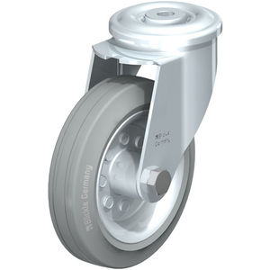 LER-VE 150R-SG Lenkrolle spurlos grau