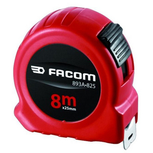 SHORT TAPE 8M/25MM ABS CASE 2 SIDES 893B.825PB
