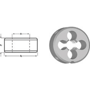 Gun Nosed Die M4x0.70mm ISO 2568