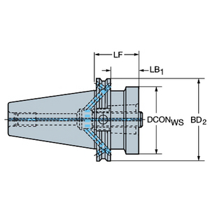 COROMANT ADAPTER BIG-PLUS CAT-V -CAPTO C8-A390.545-50 150