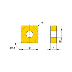 MITSUBISHI WISSELPLAAT SNMG120412-MH UE6020