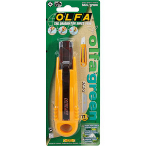 CUTTER SECURITE SK-4 GREEN ABS POM 100% RECYCLE