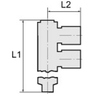 225.038-12 L-MehrfachverteileR, 6-fach, drehbar, G3/8 a. Ø12mm